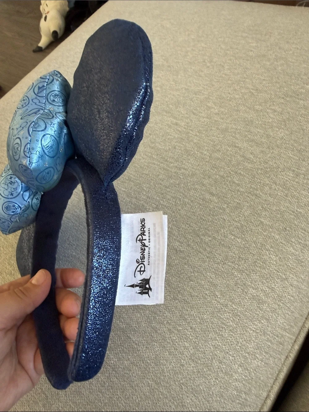 Minnie Ears Disney World Blue Sparkly - 2018
